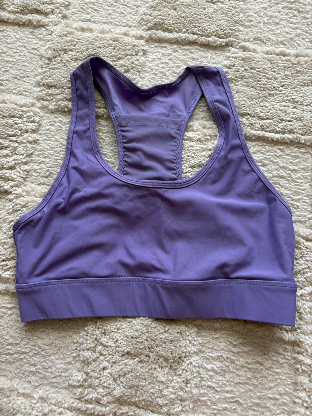 Fabletics Lavender Racerback Sports Bra
